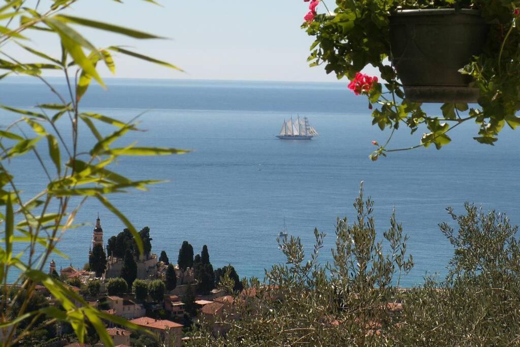 Casa Marinella Apartment Menton Bagian luar foto
